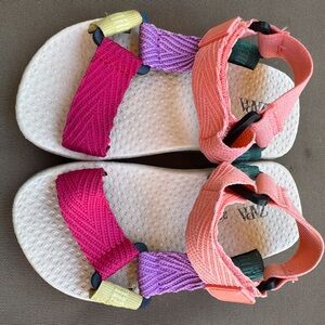 Zara Kids Colorblock Velcro Sandals